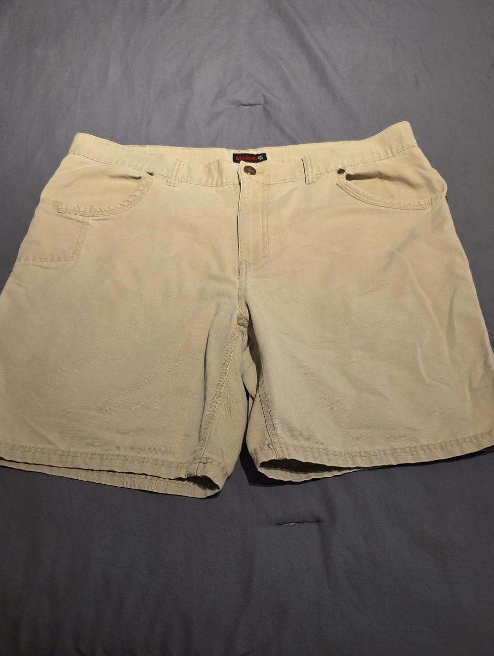 Wolverine Tan Flat Front Men's Shorts